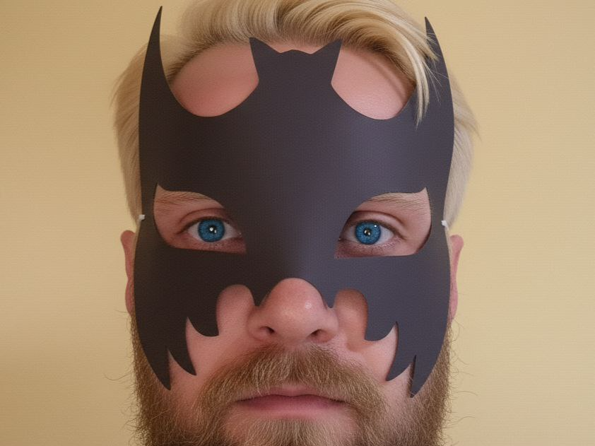 bat mask    Mascara de Murcielago Halloween