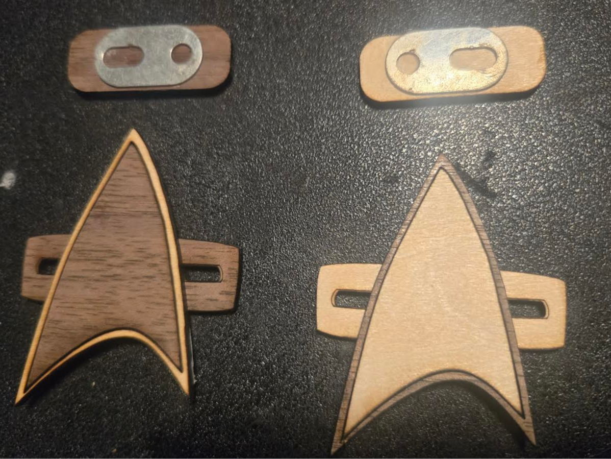 Star Trek First Contact Comm Badge Magnetic pin