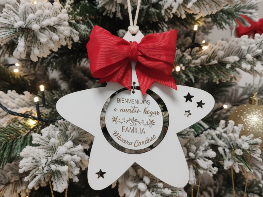 Estrella navidad familiar