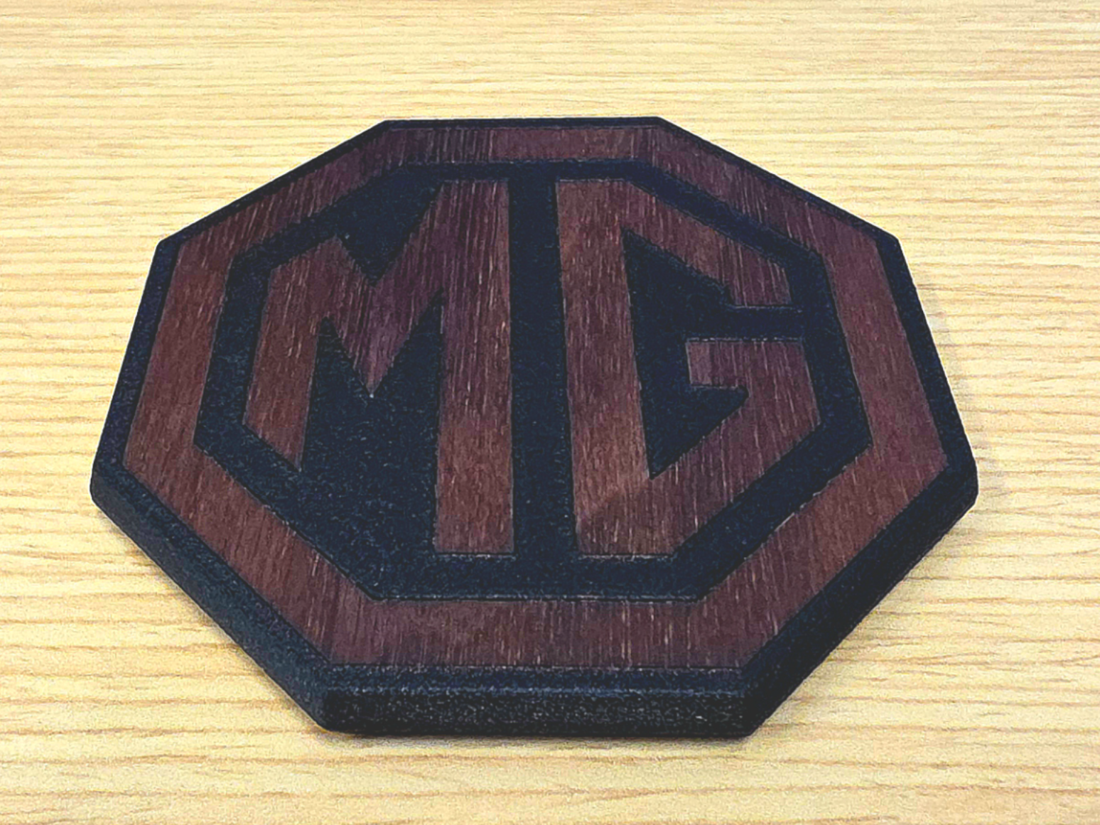 MG Wooden Inlay Coaster