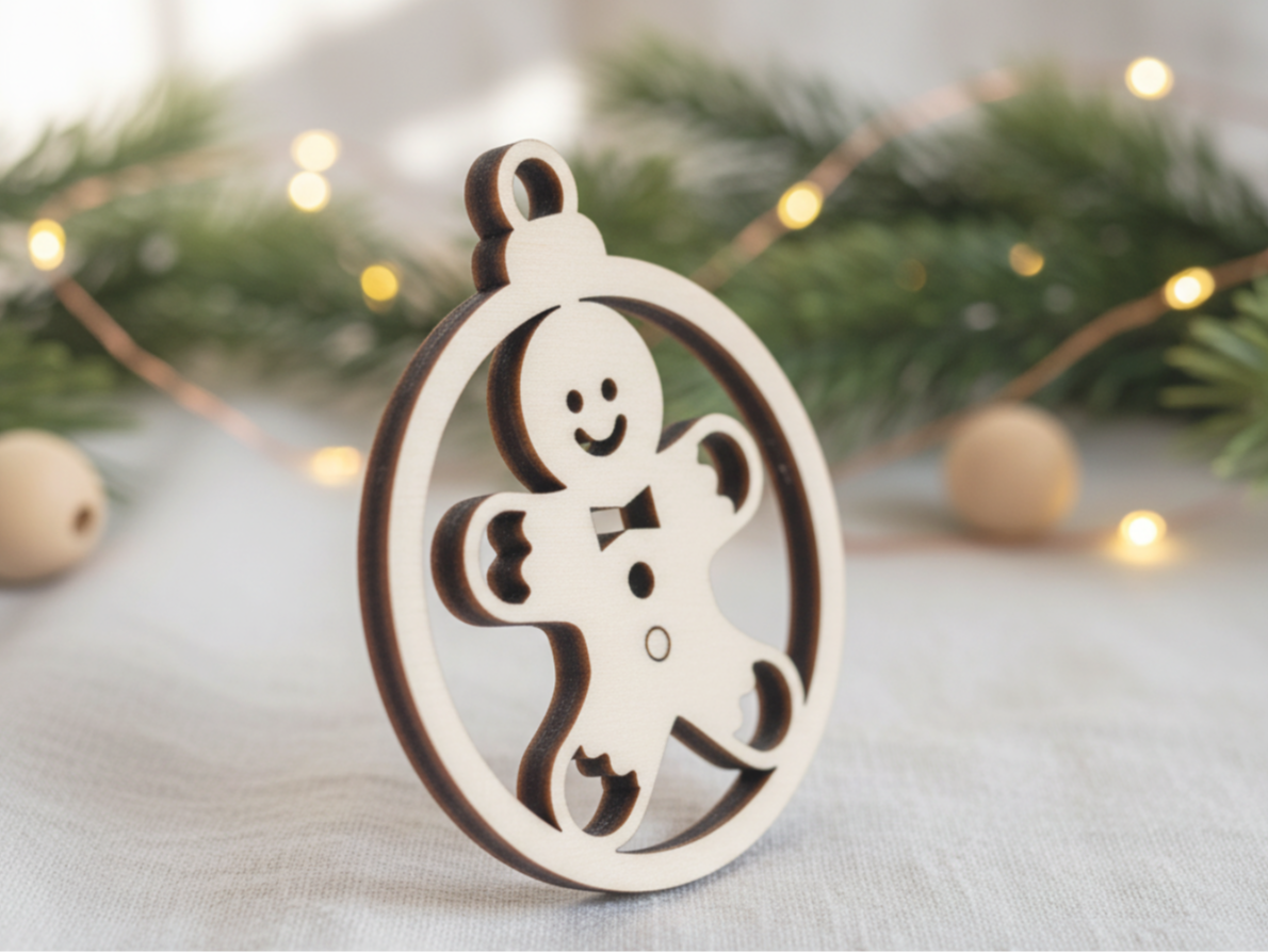Christmas Gingerbread Bauble