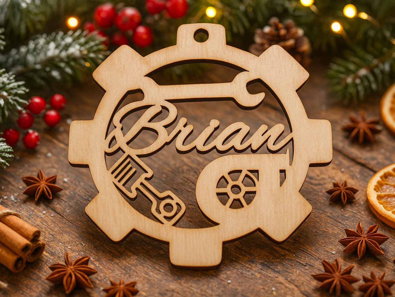 Car Lover Custom Ornament