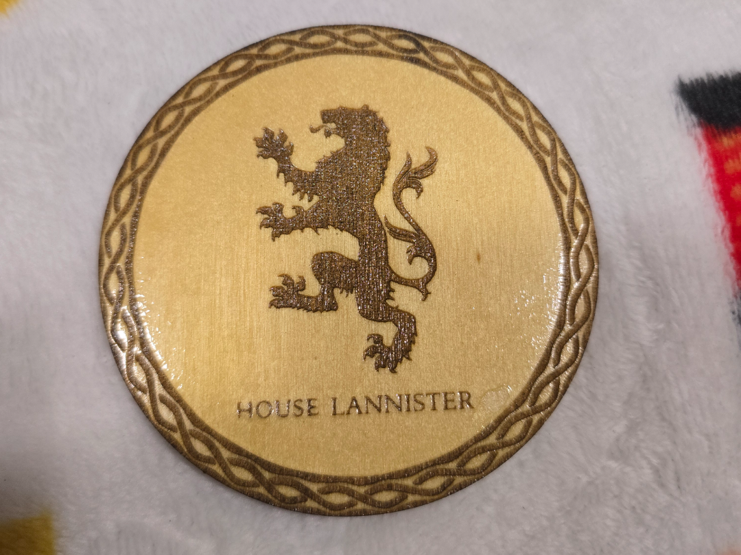 Lenister coaster game of thrones