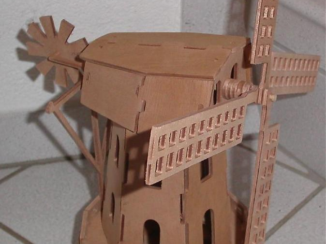 Windmill laser cut