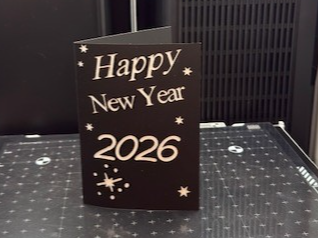 Happy New Year Grußkarte