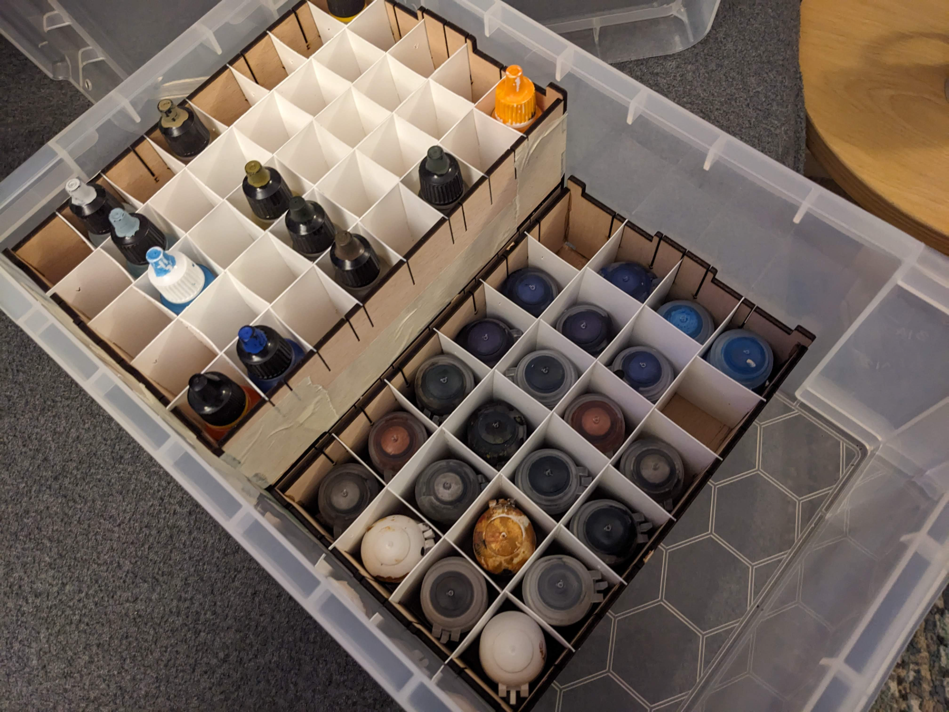 Paint Storage for miniatures
