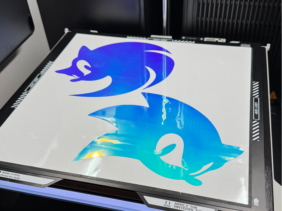 Sonic Heads Vinyl Stickers