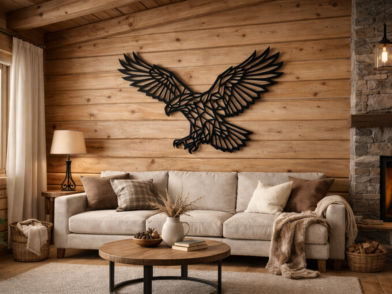 Modern Eagle Wall Art – Instant Statement Piece