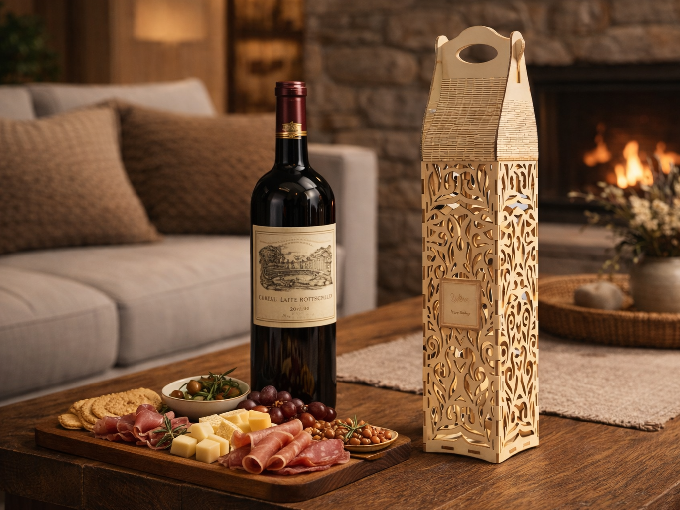 Modern Rustic Wine Box