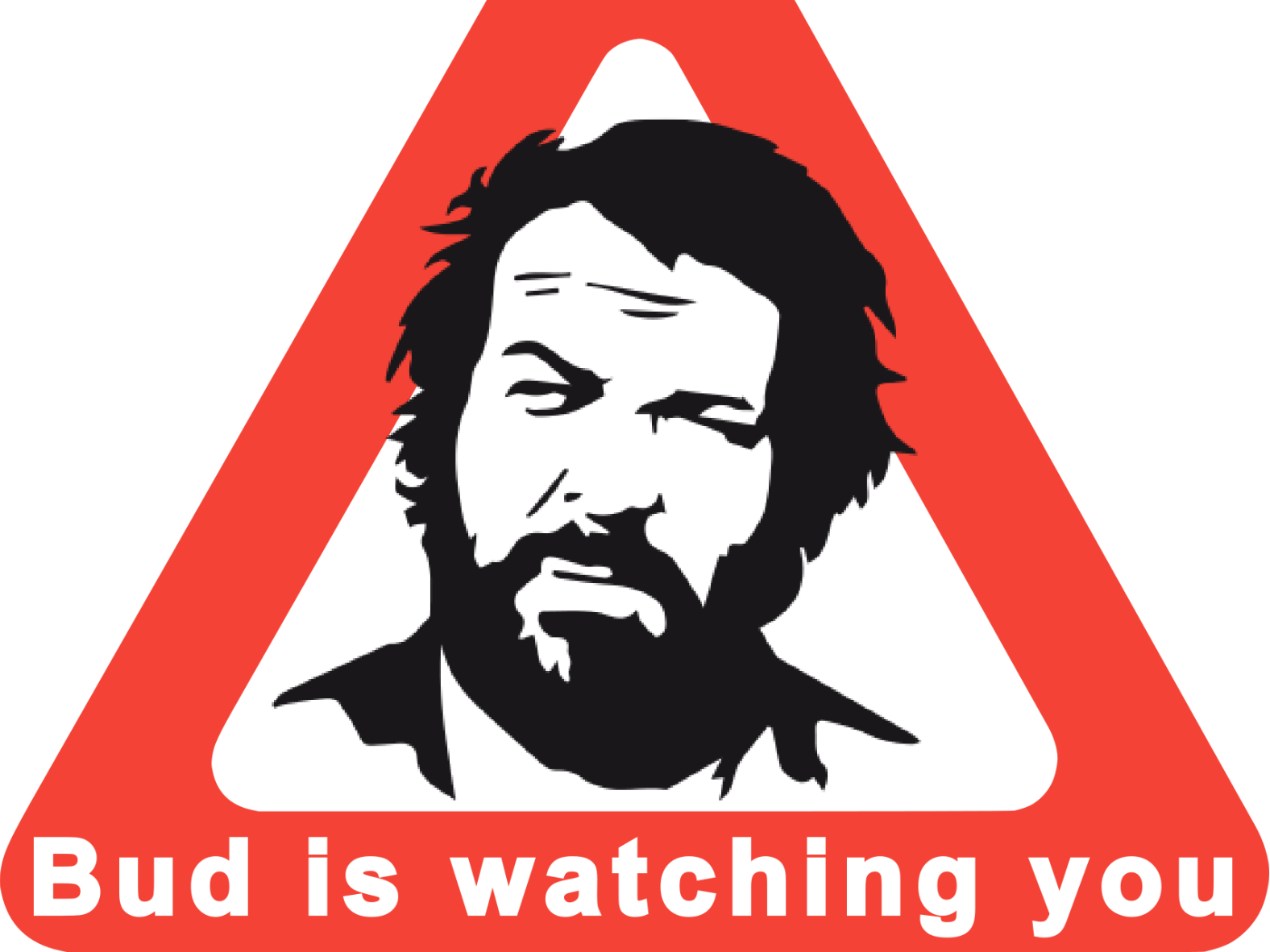Bud is watching you