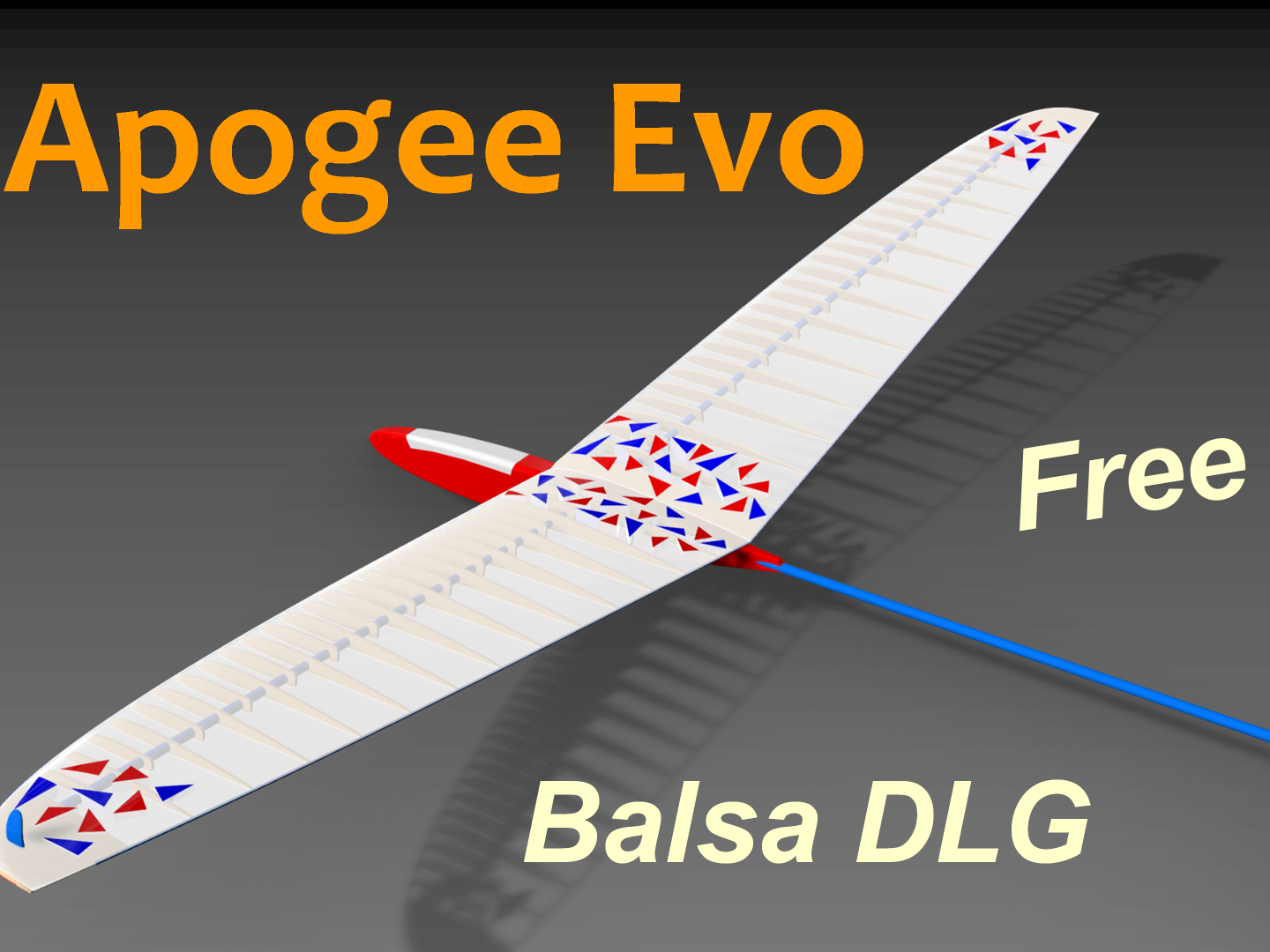 Apogee Evo – 48 in mid-size DLG (balsa edition)