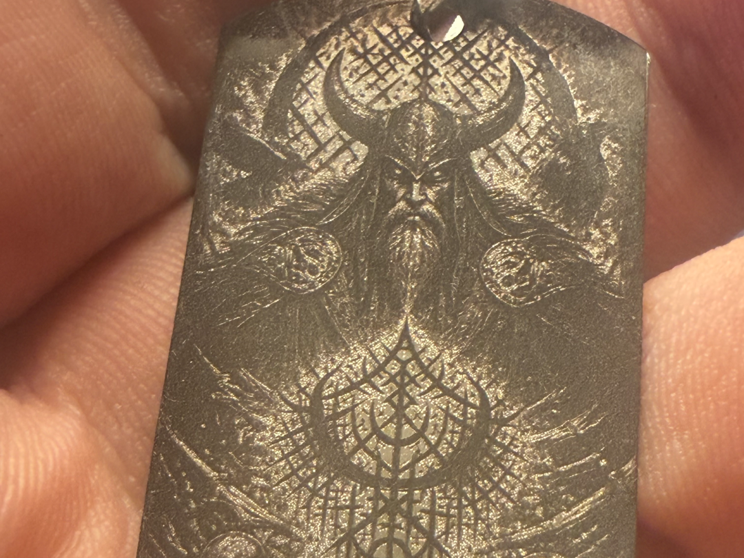 Viking Tribal Art Engraving