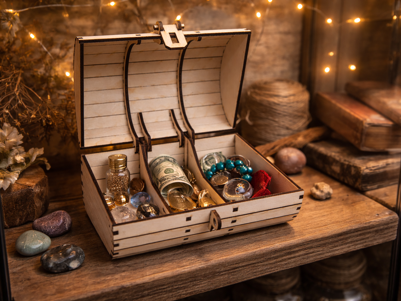 Treasure Chest Storage Box SVG