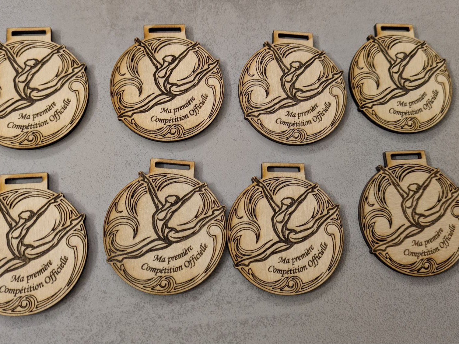 Médaille Gymnastique "Première Compétition"