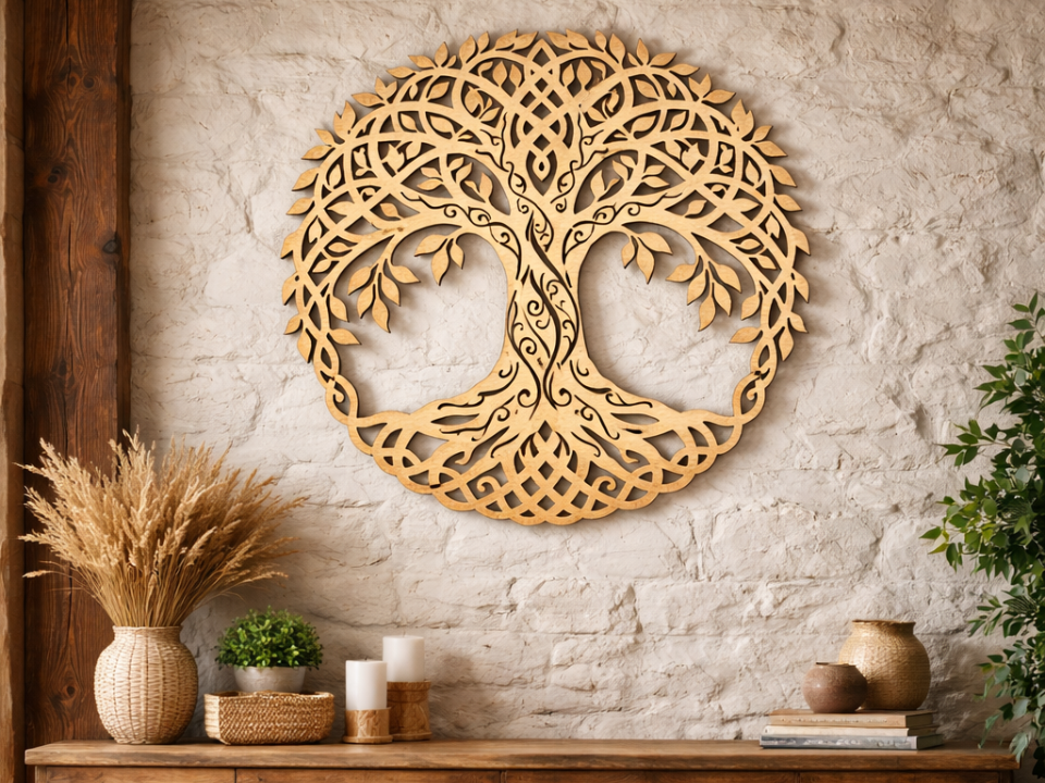 Celtic Tree of Life Laser Cut