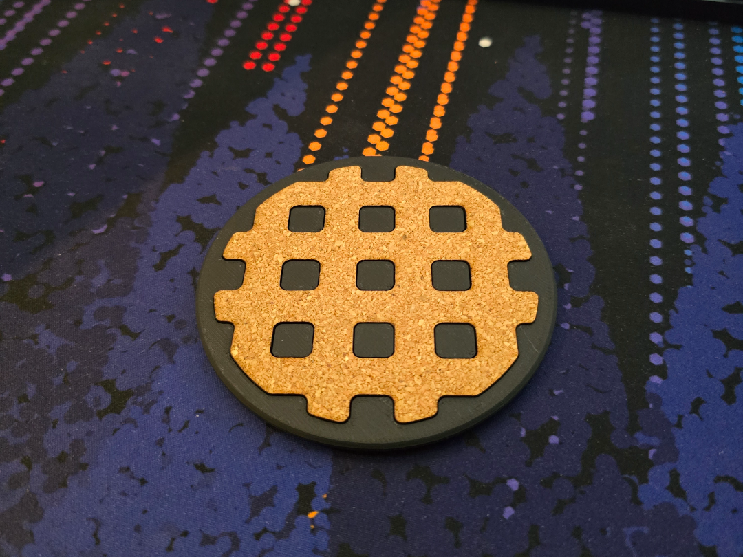Laser Profile for  Coaster with Cork insert