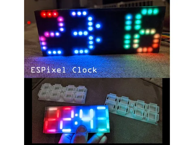 ESPixelClock LED Diffuser