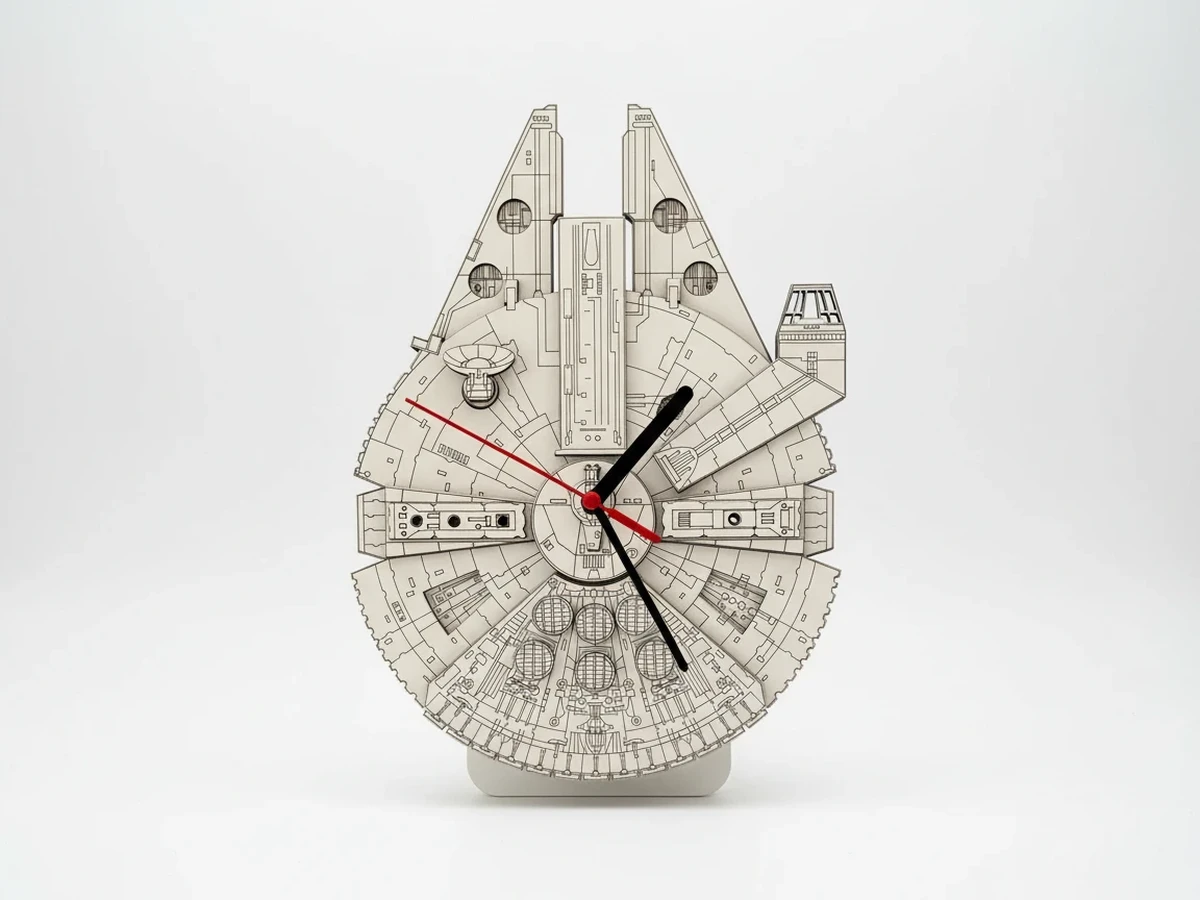 Millennium Falcon Wall Clock SVG DXF