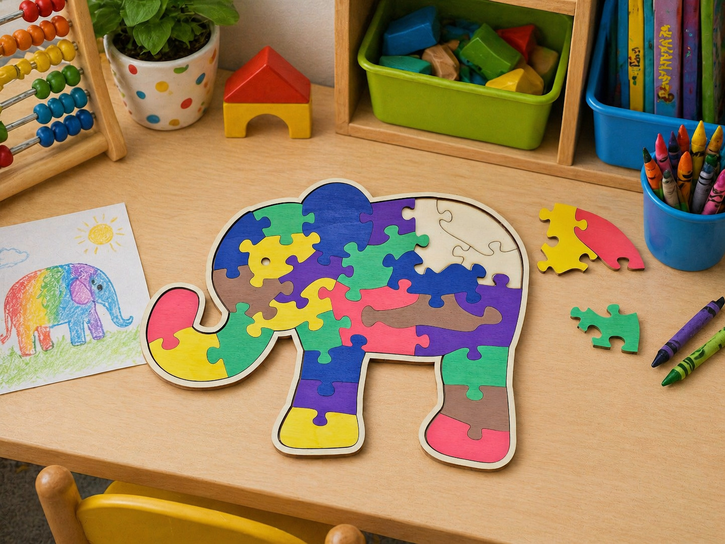 Brain Teaser Elephant Puzzle