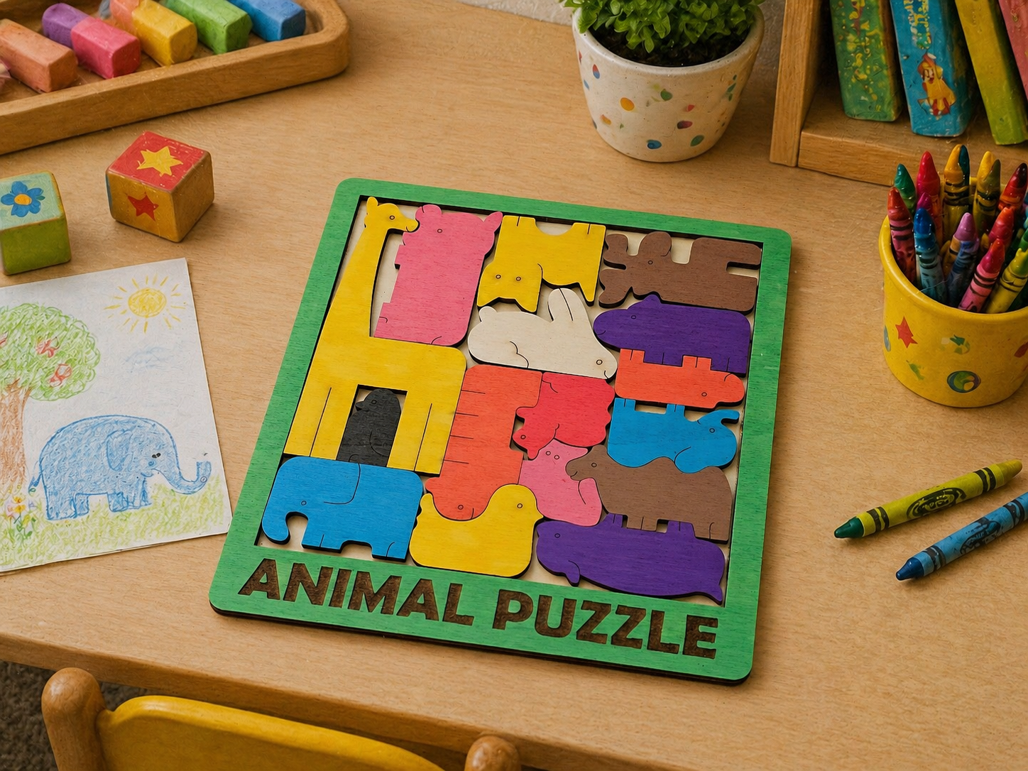 Animal Puzzle Brain Teaser
