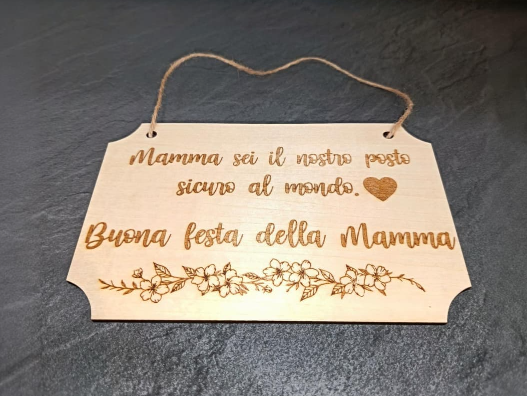 targhetta festa della mamma