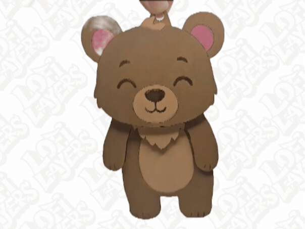 Hanging Bear Ornament
