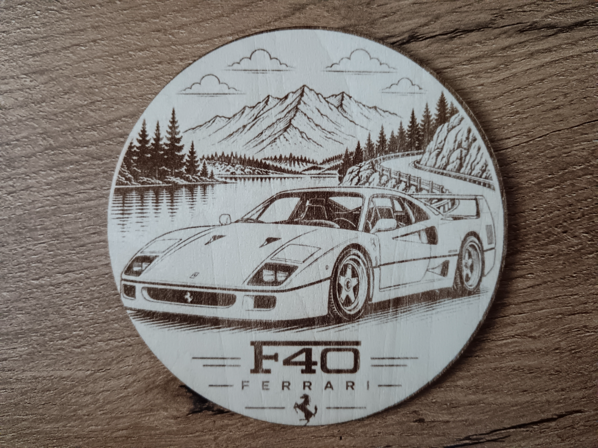 Ferrari F40 - coaster