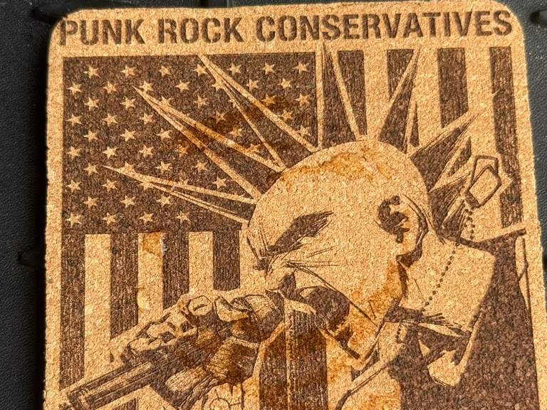 Punk Rock Conservatives Emblem / Sign Laser File