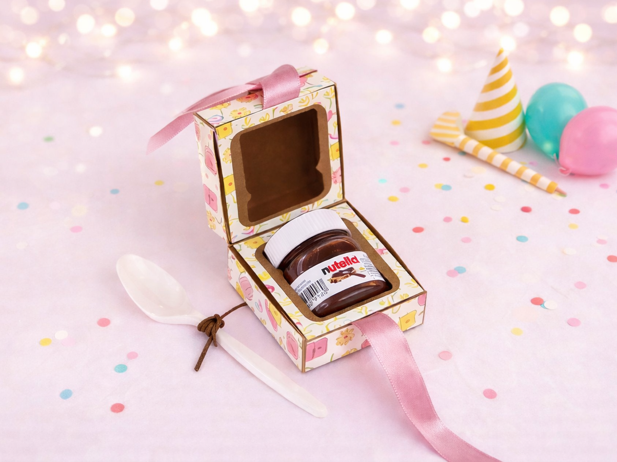Nutella Jar Gift Box with Lid