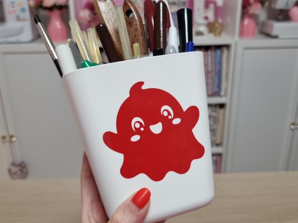 Kawaii Ghost Silhouette