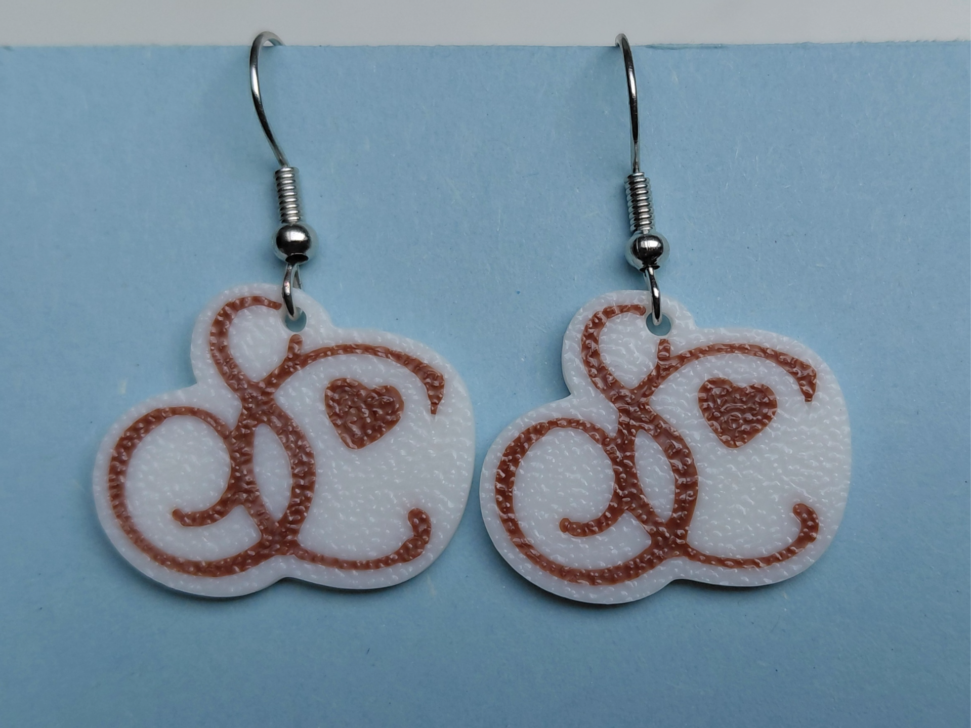 Sabrina Carpenter logo earrings / keychain