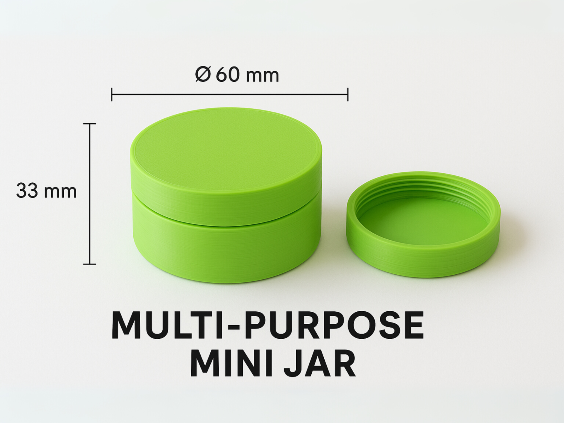 Multi-Purpose Mini Jar (60mm x 33mm)