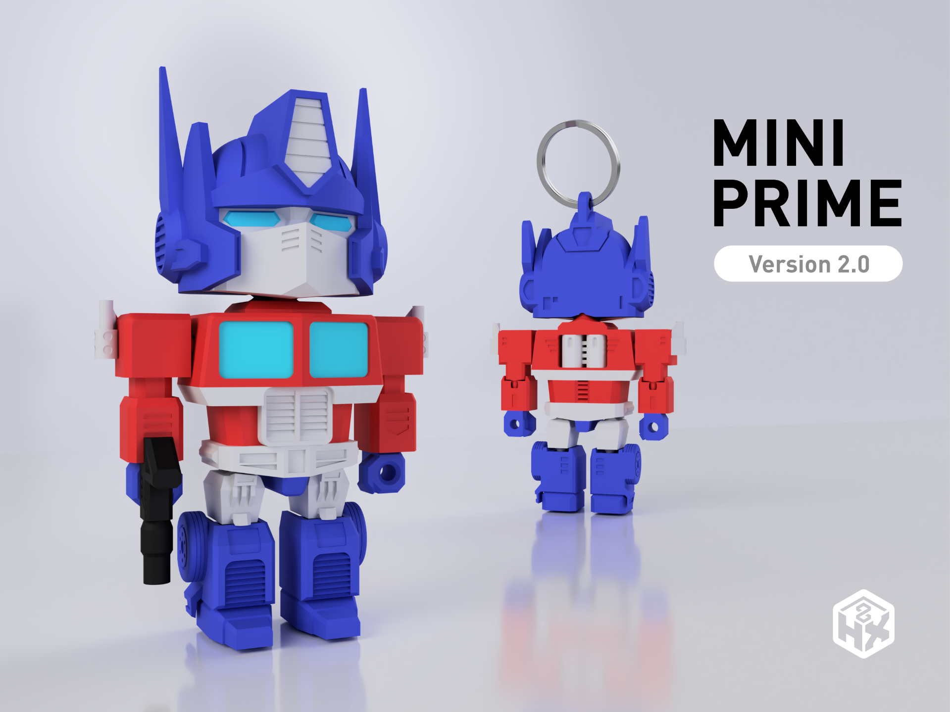 Articulated Flexi Optimus Prime by HX8