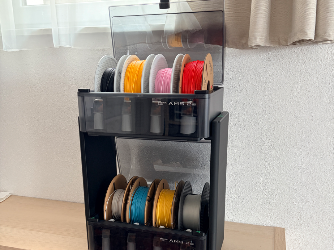 AMS 2 Pro STACKER 6 Rippen - Lid open completely