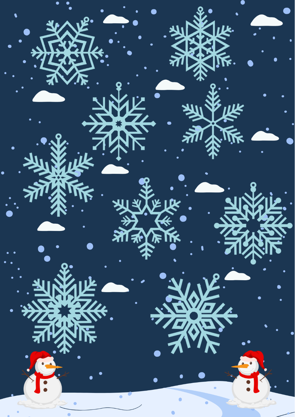 Snowflakes ornament for Christmas Tree