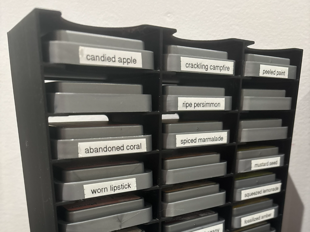 Ink pad storage distress and cloud 9