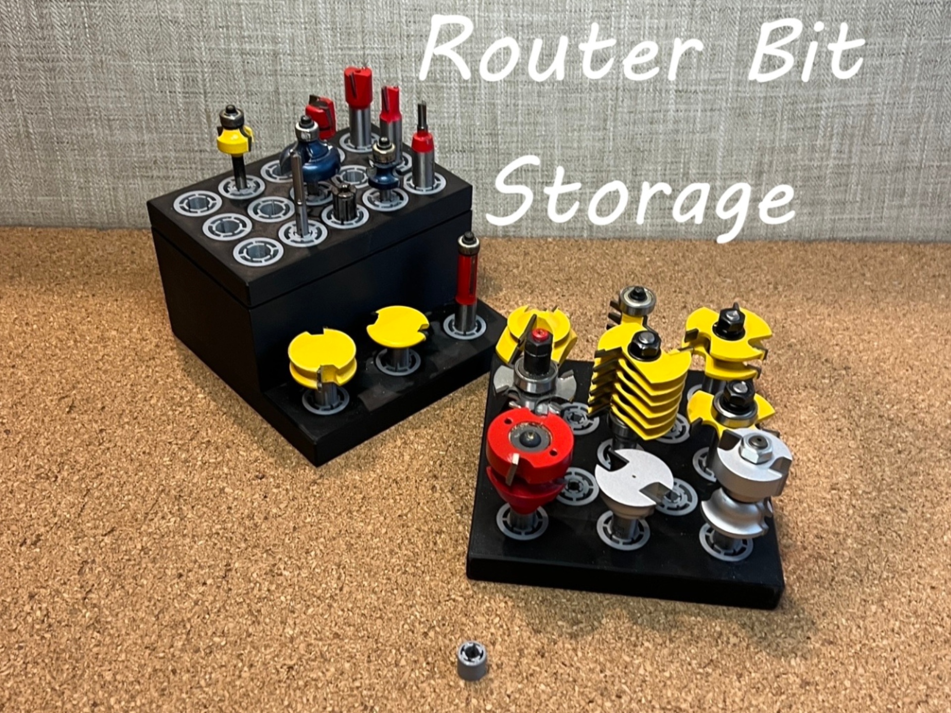 Router Bit Storage