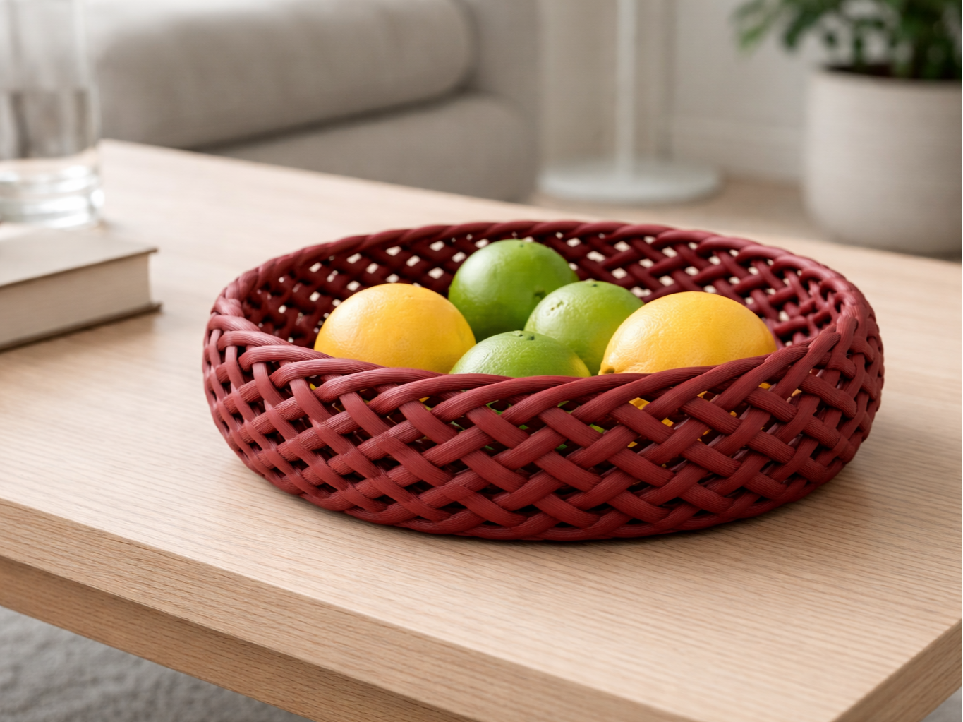 Woven Loop Bowl – Modern Rope-Style Basket