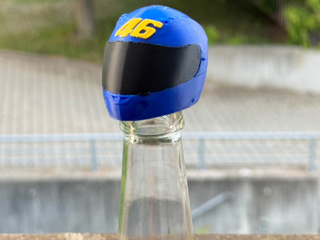 Valentino Rossi 46 Helm für Bierflasche