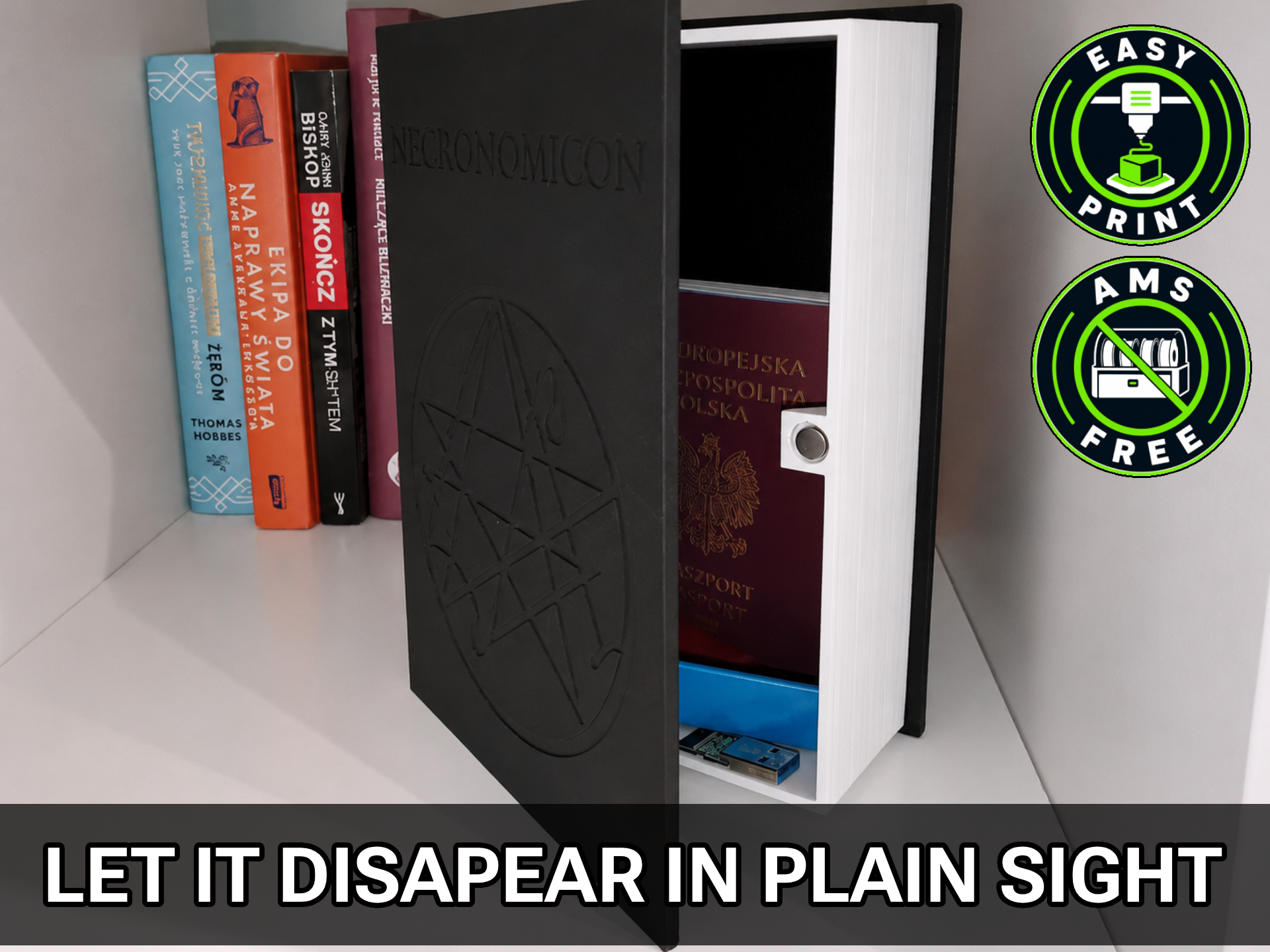 Secret Book Safe – 4 Cover Variants / 2 Sizes