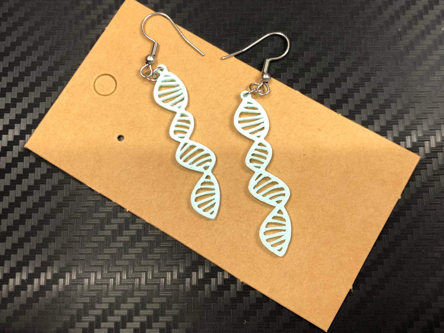 DNA chain earrings, no AMS, 0.4mm nozzle