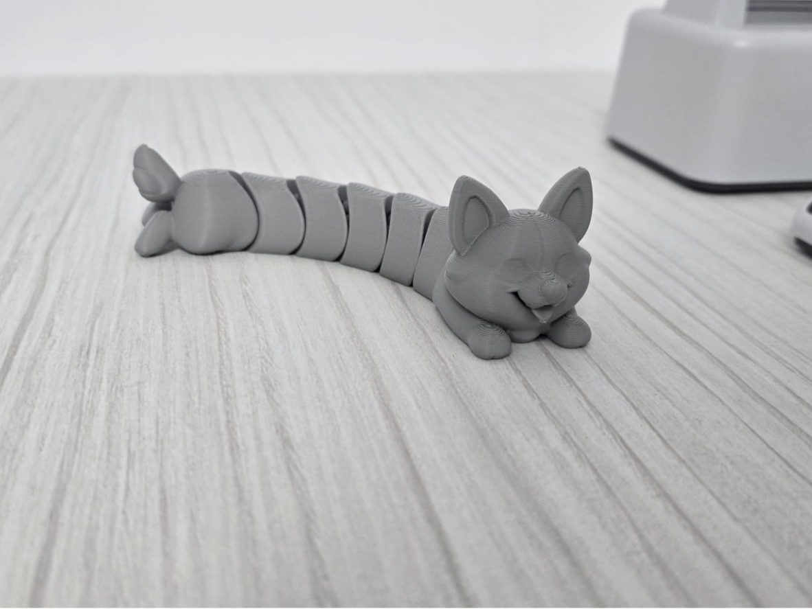 Flexi cute articulated corgi dog