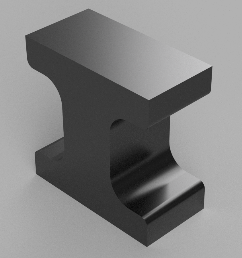 Support leg for TV sideboard