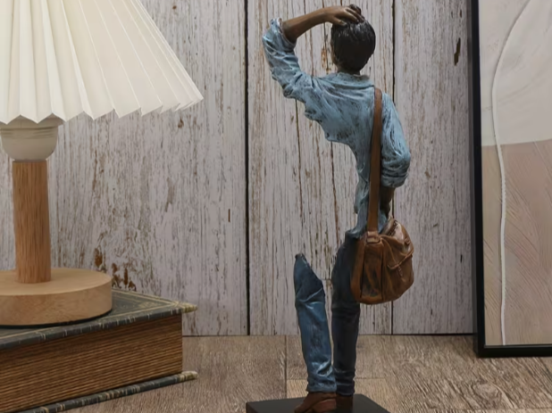 Statua viaggiatore - Idea Regalo