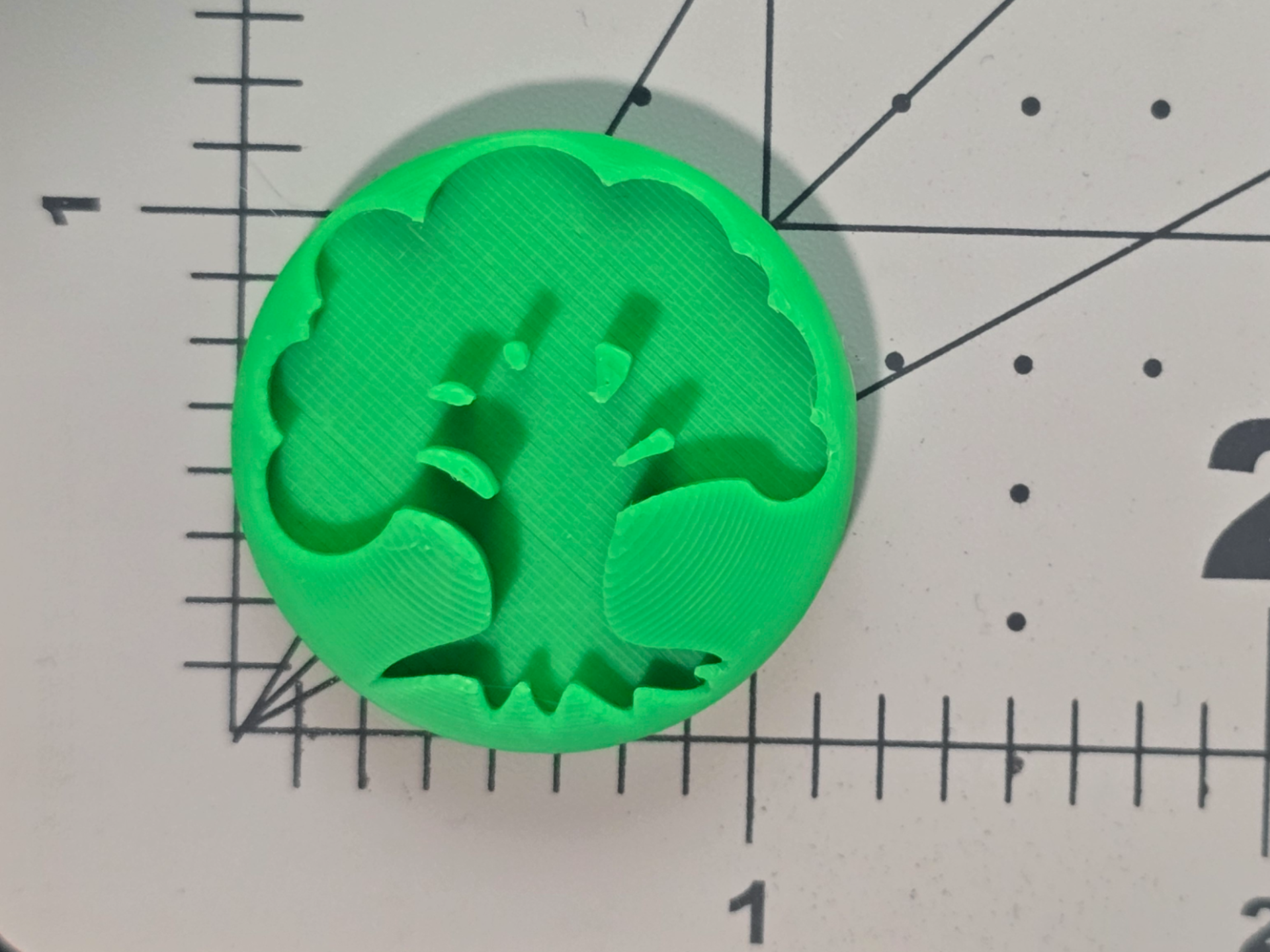 Mana Button Green