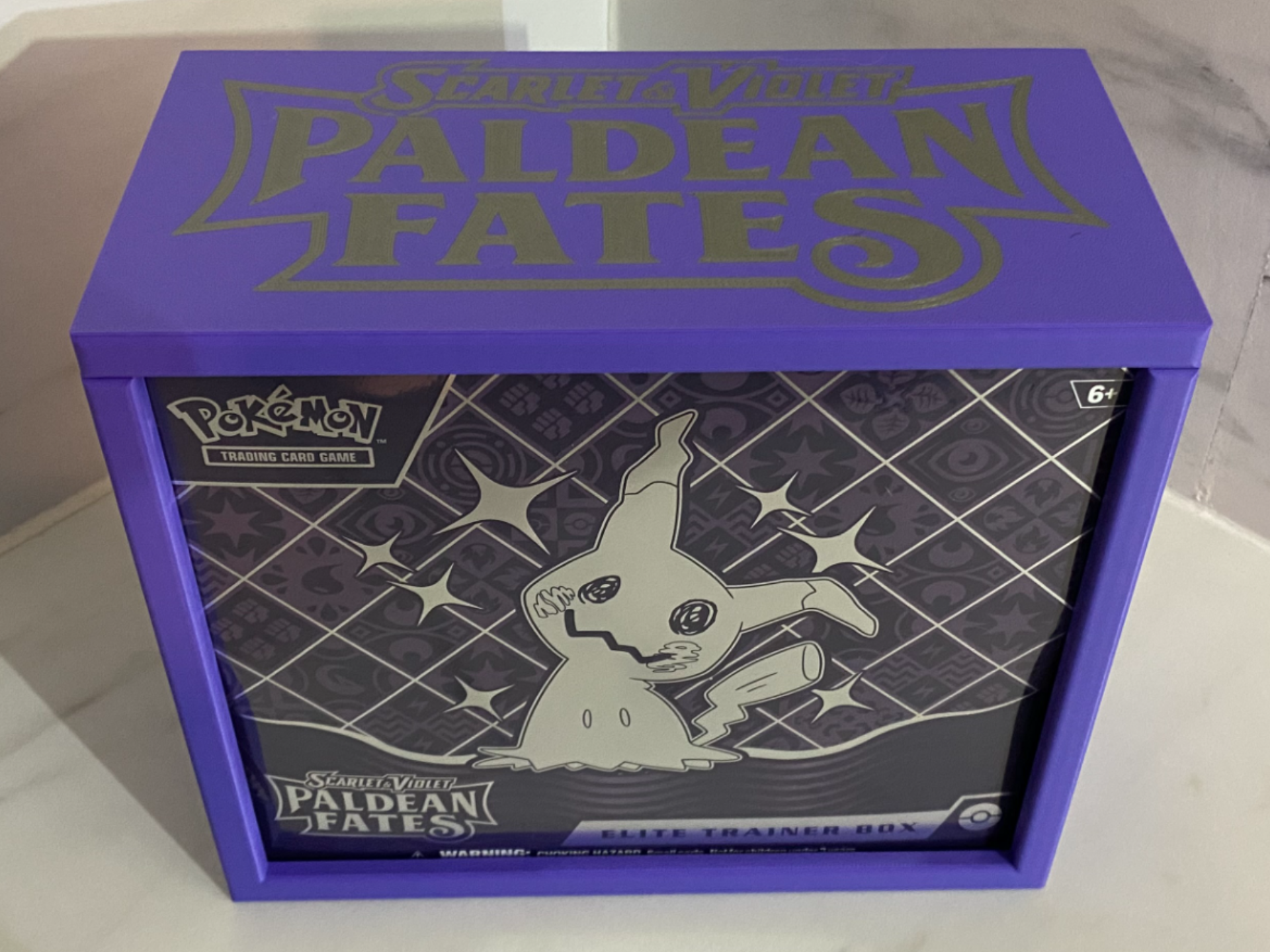 pokemon ETB box protector case Paldean Fates