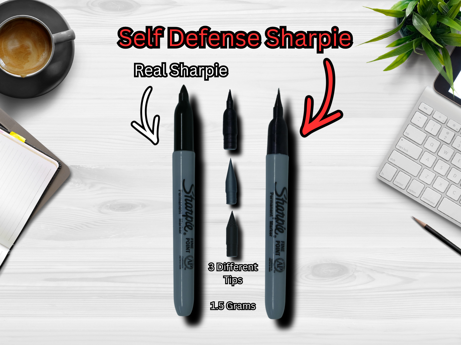 Sharpie Kubotan Insert Prop Toy