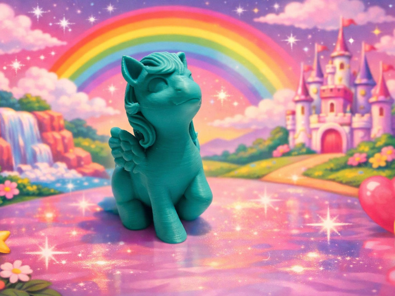 My Little Pony Gen 1 Fan Art - Baby Flutter