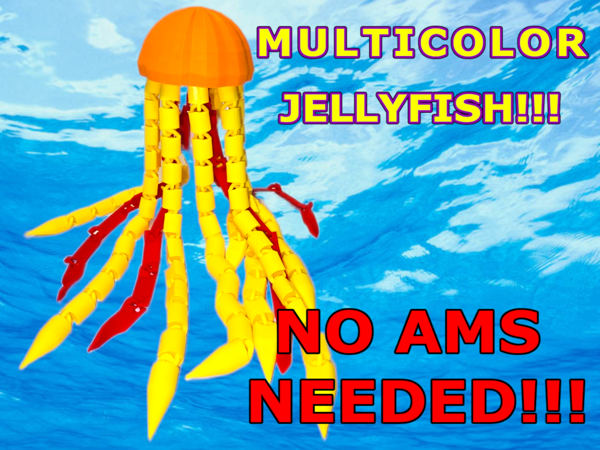 Colorful Jellyfish - Fully Articulated V 0.1