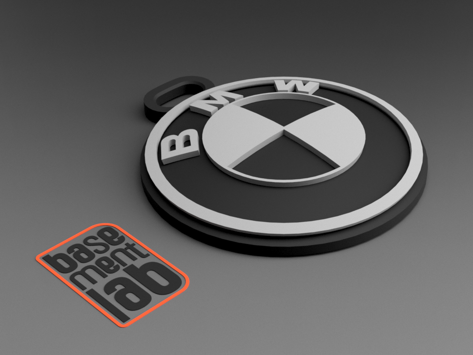 Bmw Classic Rounded  - Keychain - Portachiavi